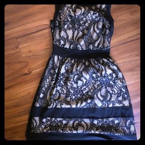 Black lace dress